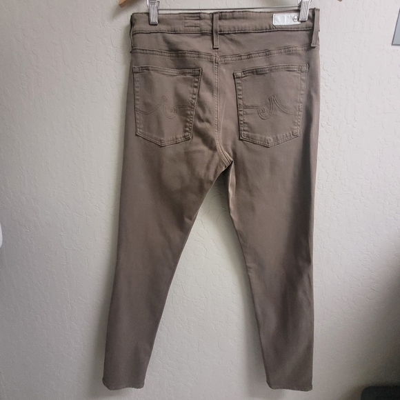 AG Adriano Goldschmied Farrah High Rise Skinny Ankle Toupe Size 30R - Picture 8 of 15